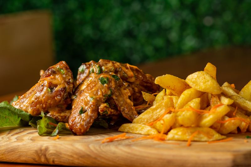 Crispy fried chicken wings — Wing Snob signature dish