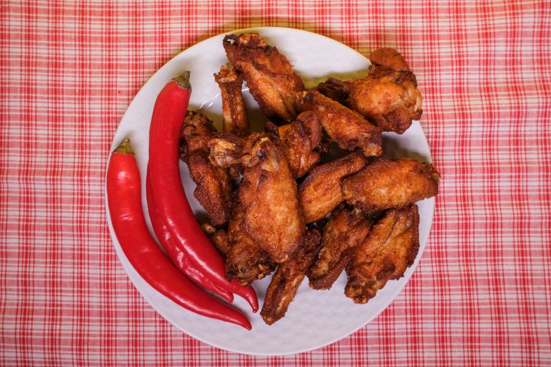 Spicy Nashville hot chicken plate — Wing Snob specialty